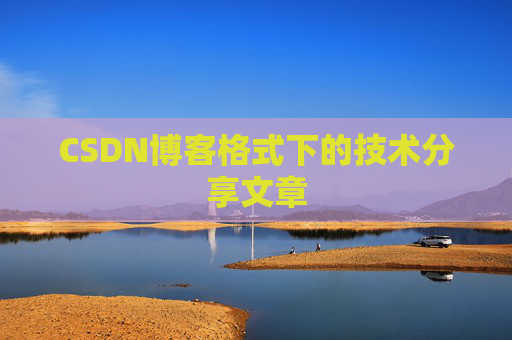 CSDN博客格式下的技术分享文章